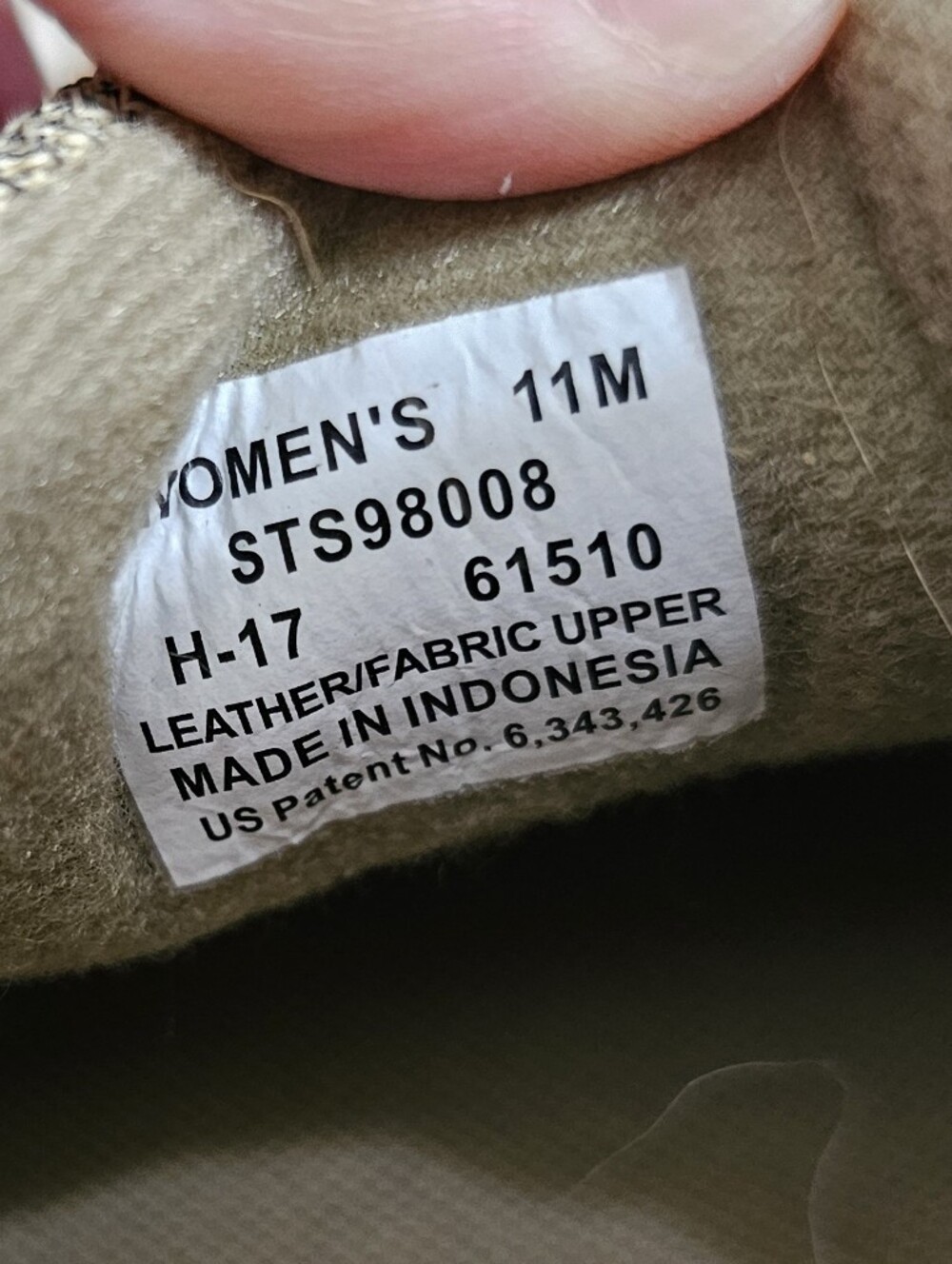 Sperry Women's Neutral Two-Tone Canvas & Leather Boat Loafers Size 11 - Picture 7 of 7